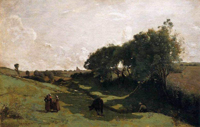 Jean Baptiste Camille  Corot The Vale China oil painting art
